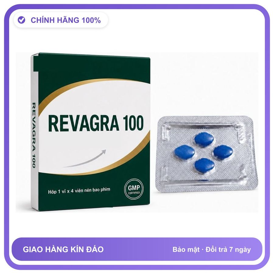 Viên uống hỗ trợ kéo dài cho nam thảo dược REVAGRA 4 Viên Chính hãng