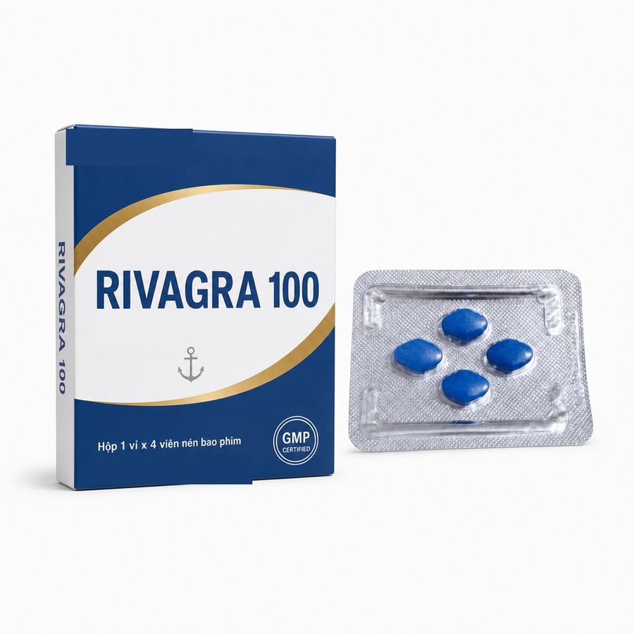 Viên uống hỗ trợ tăng cường sinh lý thảo dược dành cho nam RIVAGRA 1 Viên Chính hãng