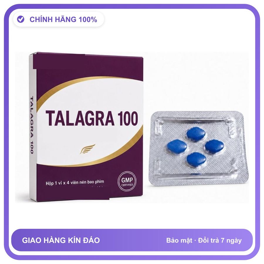 Viên uống hỗ trợ kéo dài cho nam thảo dược TALAGRA 4 Viên Chính hãng