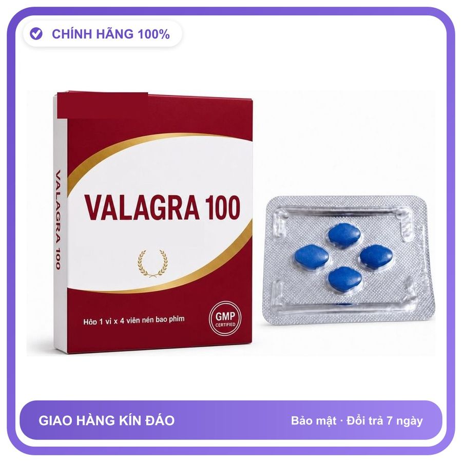 Viên uống hỗ trợ kéo dài cho nam thảo dược VALAGRA 4 Viên Chính hãng
