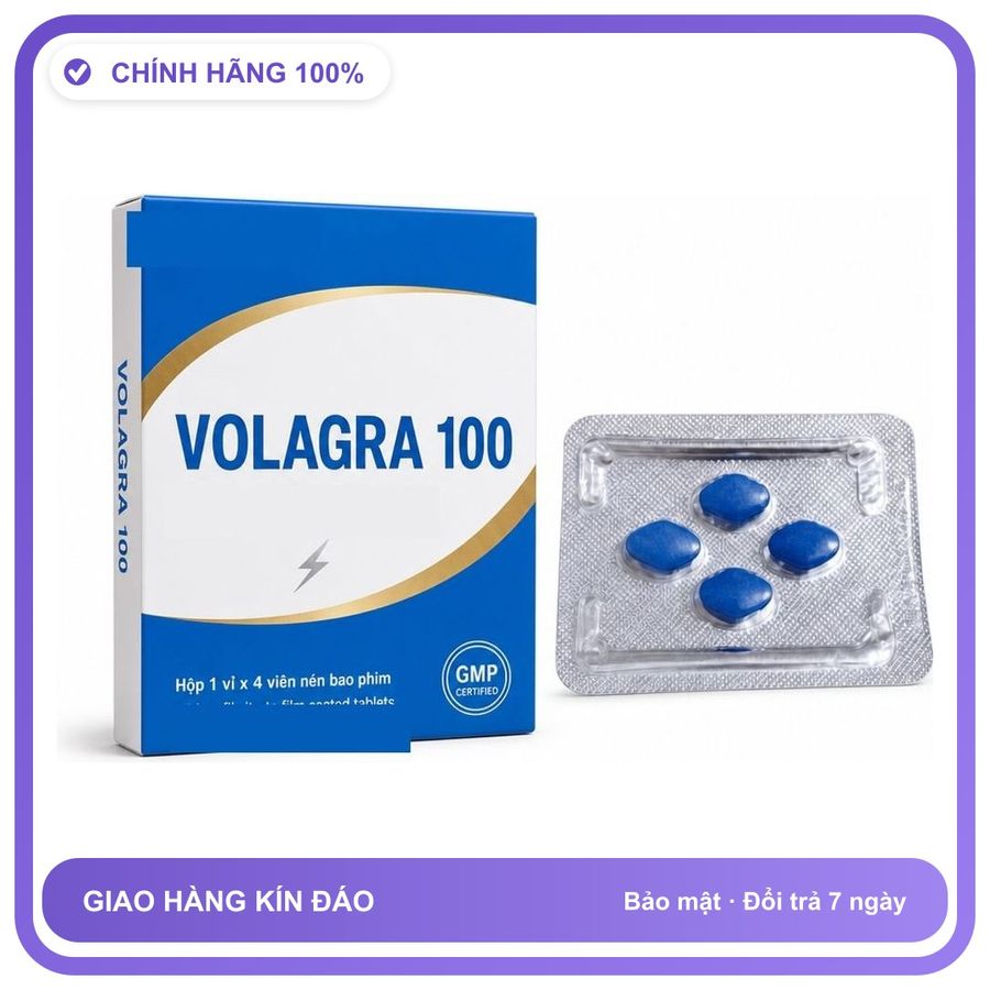 Viên uống hỗ trợ kéo dài cho nam thảo dược VOLAGRA 4 Viên Chính hãng