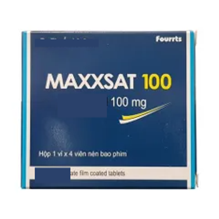 Maxxsat 100mg Chính Hãng – Viên Uống Hỗ Trợ Cường Dương, Hỗ Trợ Sinh Lý Nam – Hộp 4 Viên