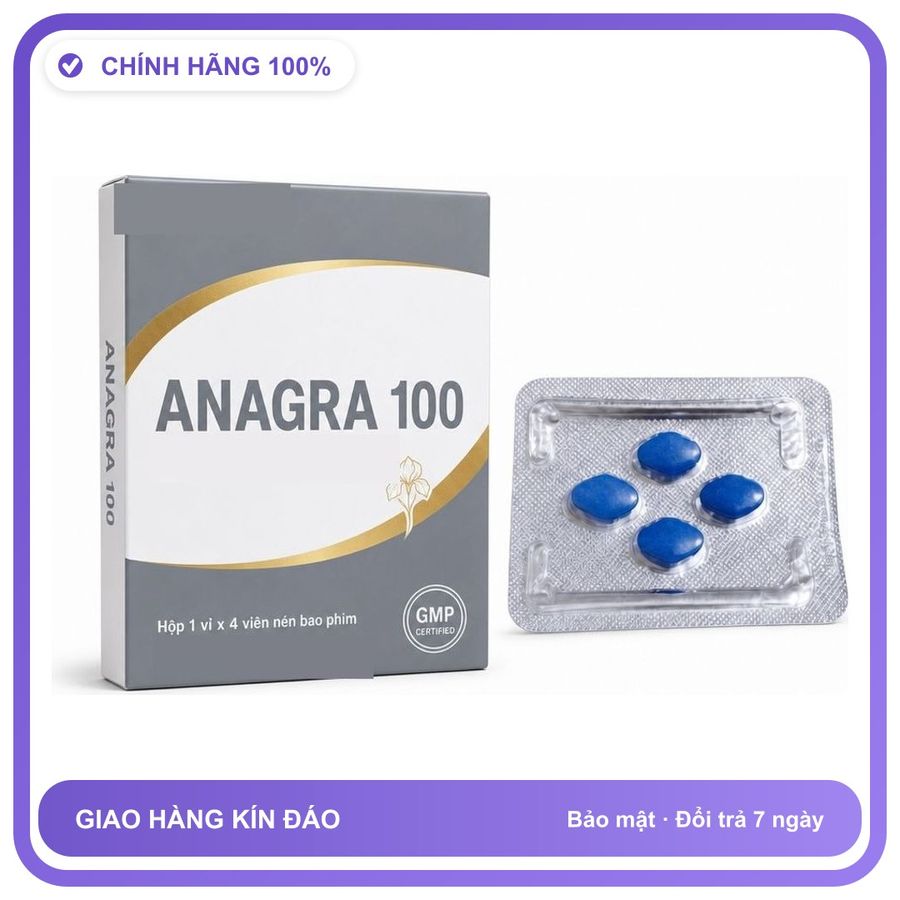 Viên uống hỗ trợ kéo dài cho nam thảo dược ANAGRA 4 Viên Chính hãng