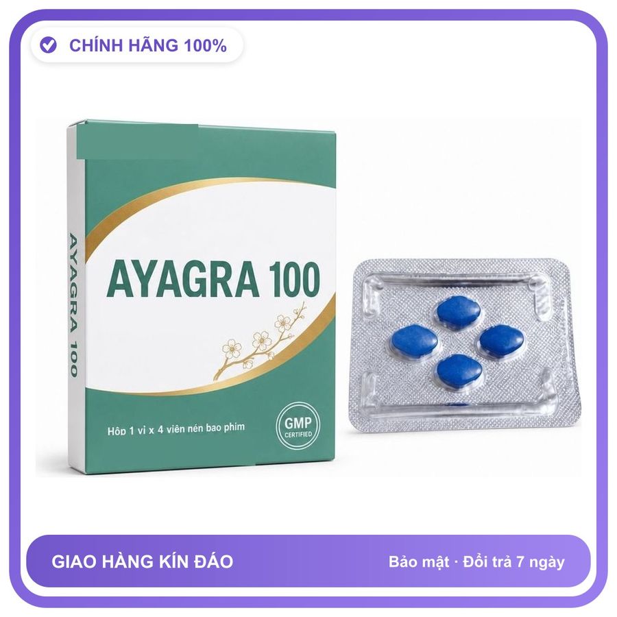 Viên uống hỗ trợ kéo dài cho nam thảo dược AYAGRA 4 Viên Chính hãng