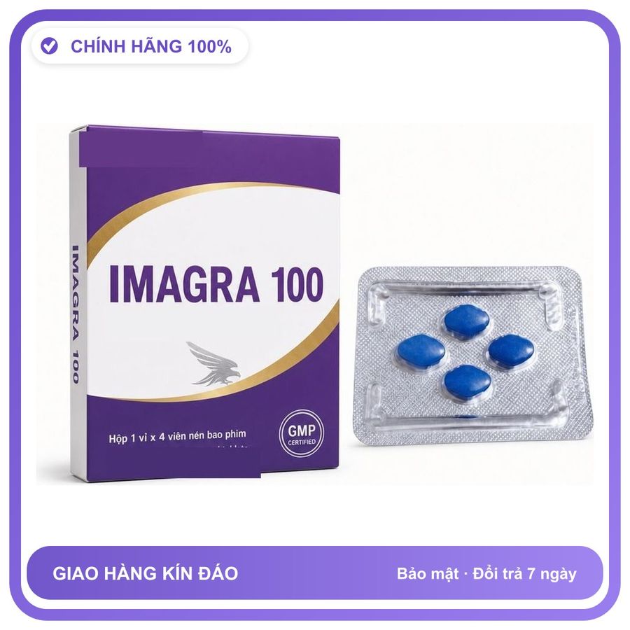 Viên uống hỗ trợ kéo dài cho nam thảo dược IMAGRA 4 Viên Chính hãng