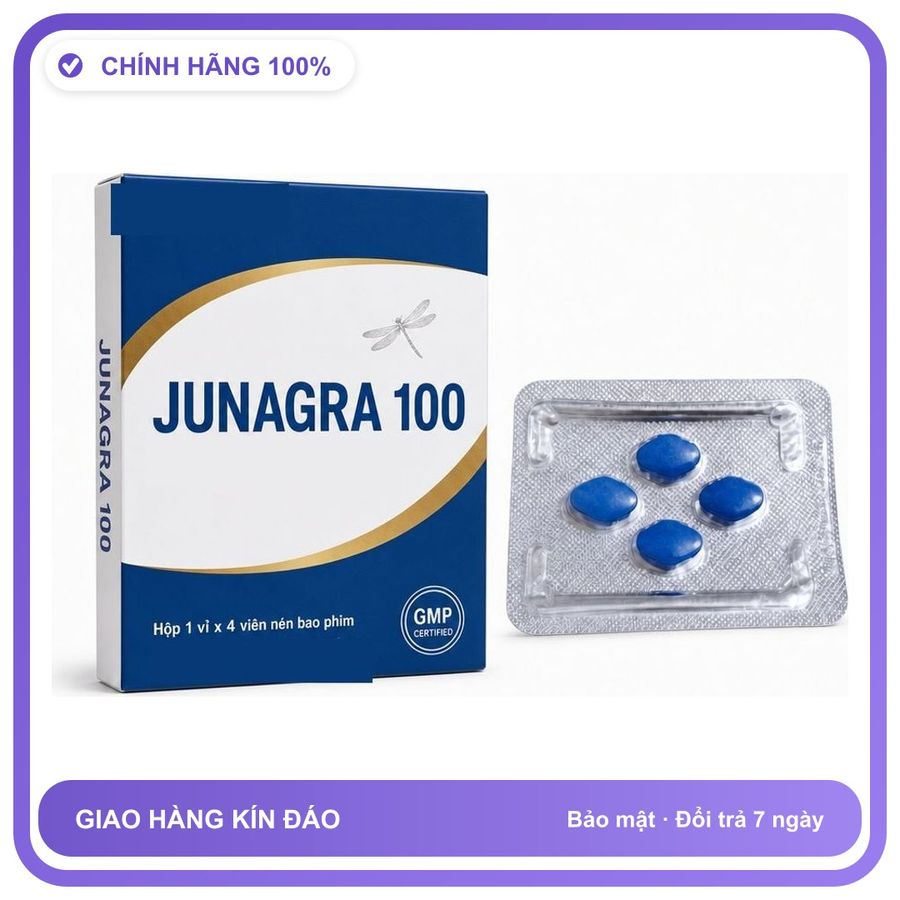 Viên uống hỗ trợ kéo dài cho nam thảo dược JUNAGRA 4 Viên Chính hãng