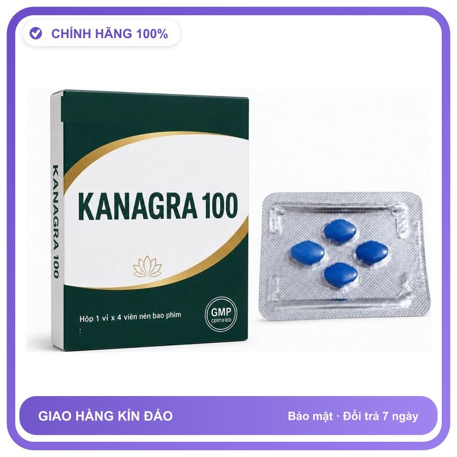 Viên uống hỗ trợ kéo dài cho nam thảo dược KANAGRA 4 Viên Chính hãng