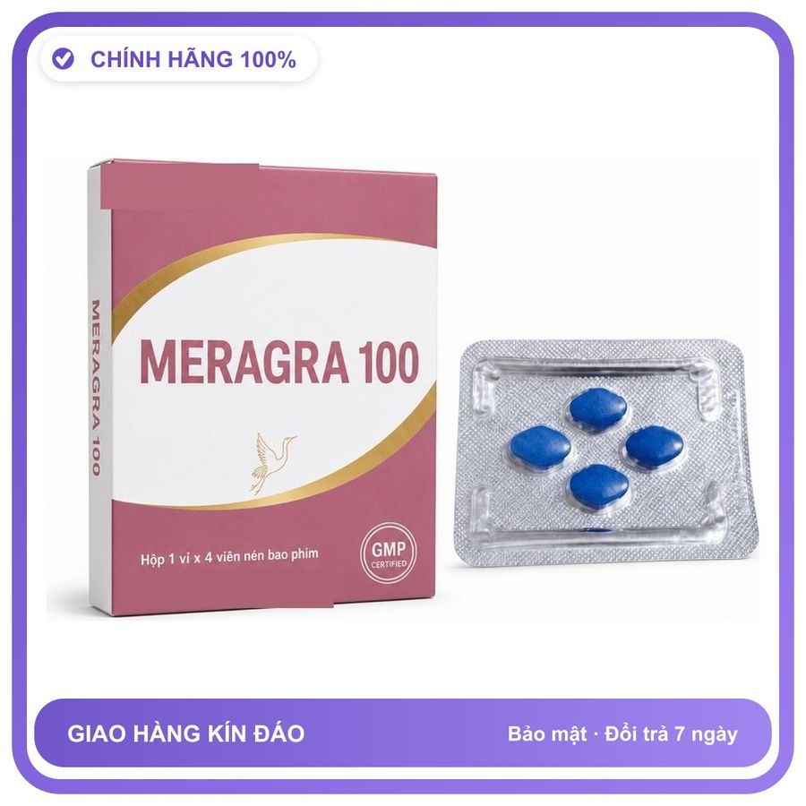 Viên uống hỗ trợ kéo dài cho nam thảo dược MERAGRA 4 Viên Chính hãng