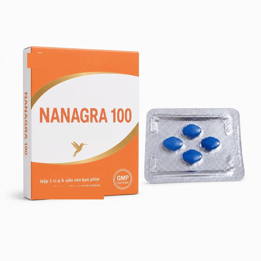 Viên uống hỗ trợ tăng cường sinh lý thảo dược dành cho nam NANAGRA 1 Viên Chính hãng