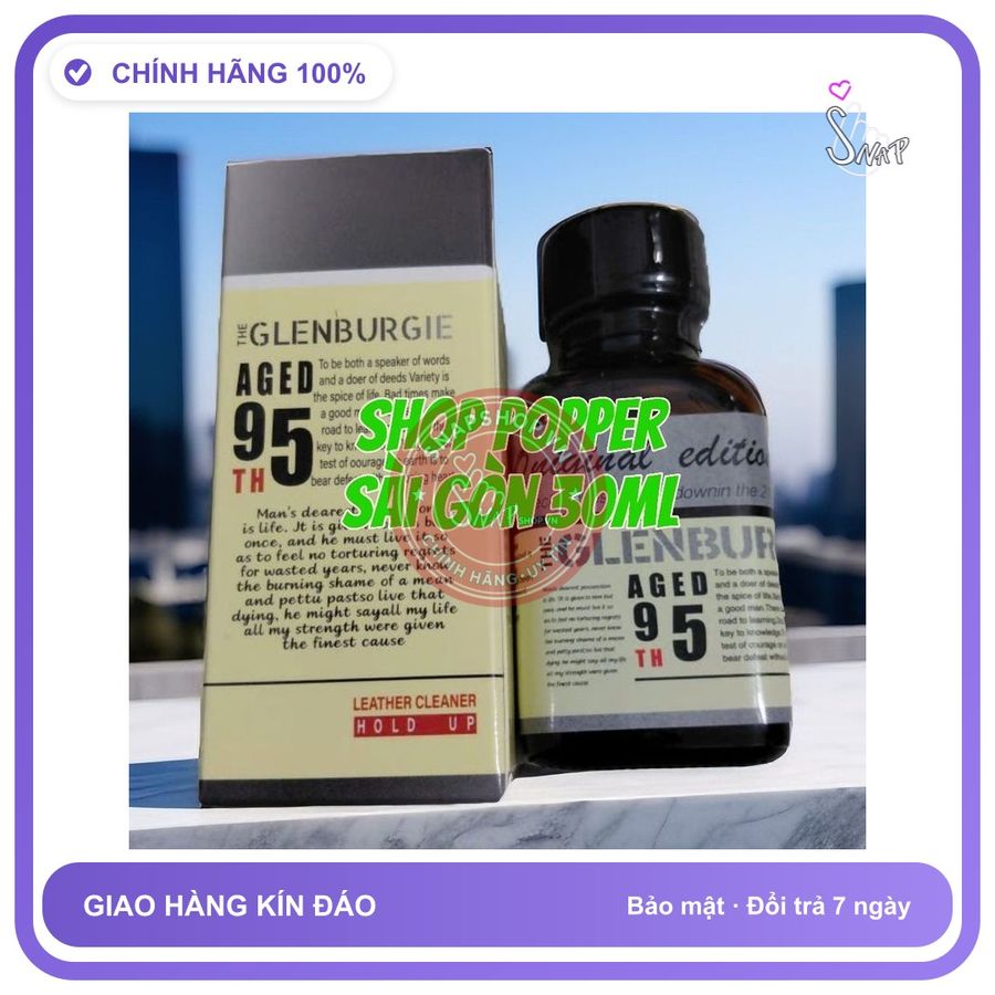 (Che Tên) Chai Hít Kích Thích Hưng Phấn, Popper 30ml USA, Hàng Chính Hãng, Cực Mạnh, Không Chứa Chất Độc Hại, Sử Dụng Lâu Dài Chuẩn Auth