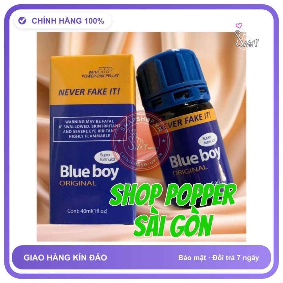 (Che Tên) Popper 40ml Chính Hãng, Nguyên Chất, Không Độc Hại, Sử Dụng Lâu Dài, Giá Tốt Cao Cấp Bảo Đảm