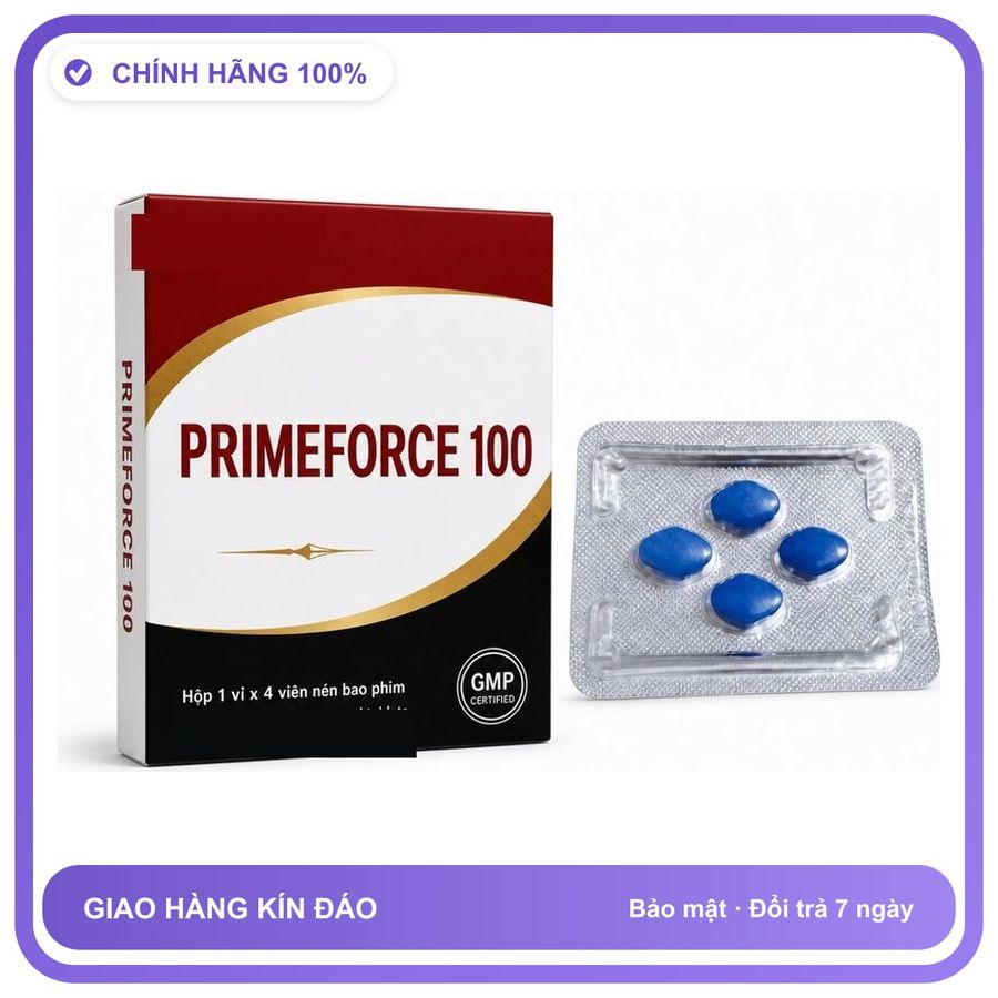 Viên uống hỗ trợ kéo dài cho nam thảo dược PRIMEFORCE 4 Viên Chính hãng