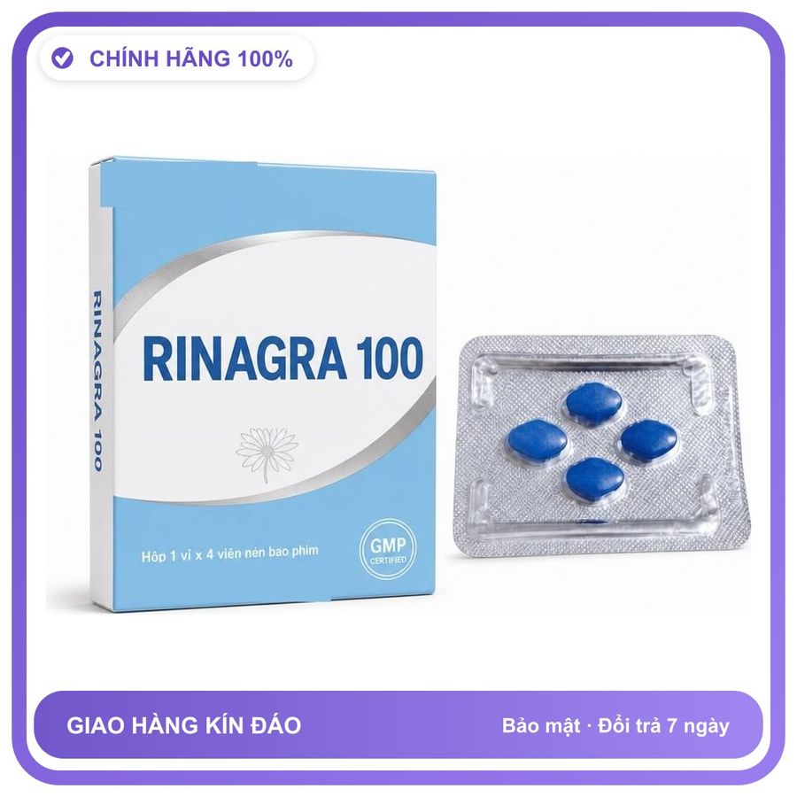 Viên uống hỗ trợ kéo dài cho nam thảo dược RINAGRA 4 Viên Chính hãng