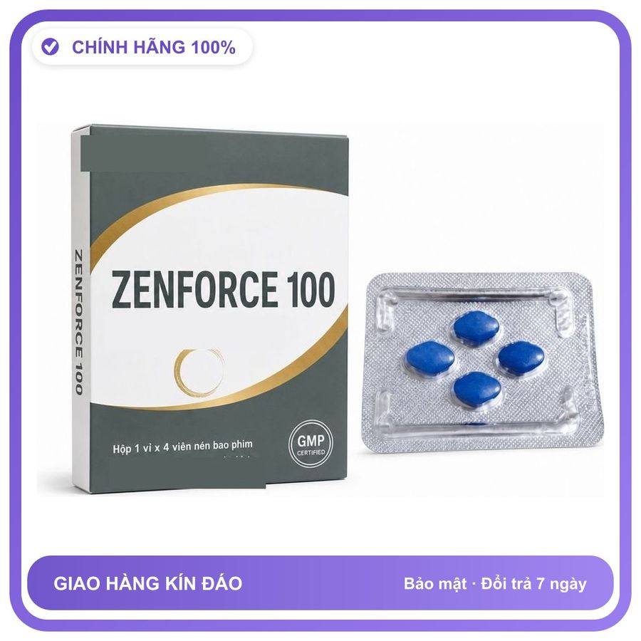 Viên uống hỗ trợ kéo dài cho nam thảo dược ZENFORCE 4 Viên Chính hãng