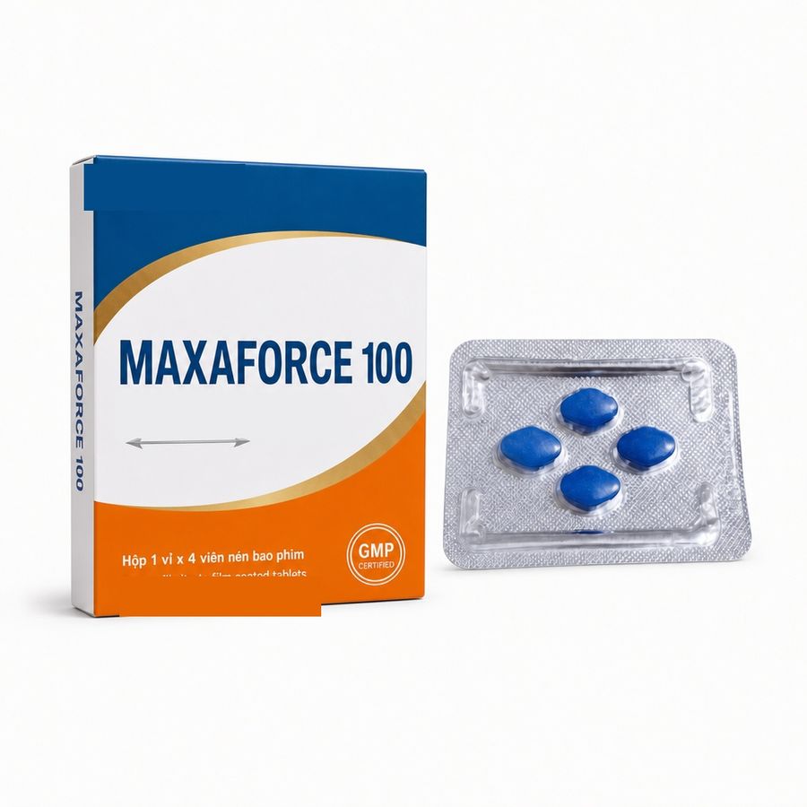 Viên uống hỗ trợ tăng cường sinh lý thảo dược dành cho nam MAXAFORCE 1 Viên Chính hãng