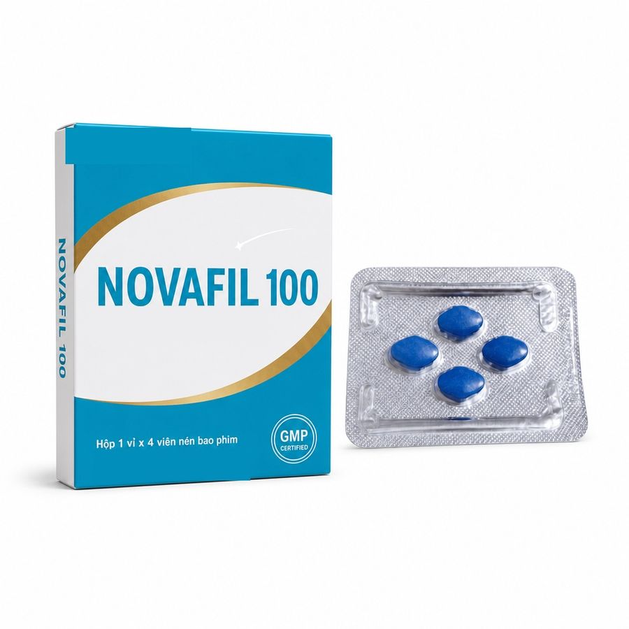 Viên uống hỗ trợ tăng cường sinh lý thảo dược dành cho nam NOVAFIL 1 Viên Chính hãng