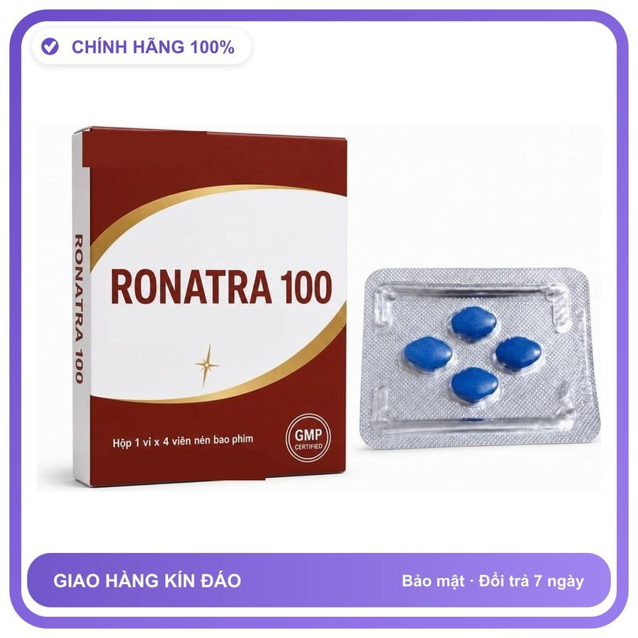 Viên uống hỗ trợ kéo dài cho nam thảo dược RONATRA 4 Viên Chính hãng
