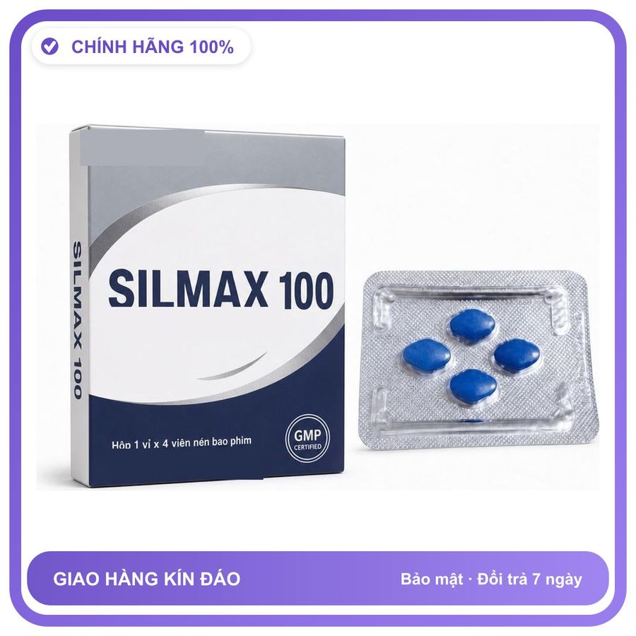 Viên uống hỗ trợ kéo dài cho nam thảo dược SILMAX 4 Viên Chính hãng