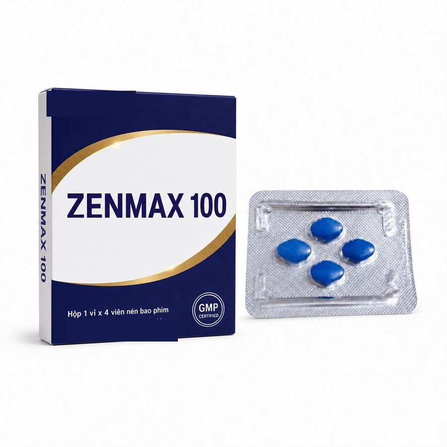 Viên uống hỗ trợ tăng cường sinh lý thảo dược dành cho nam ZENMAX 1 Viên Chính hãng