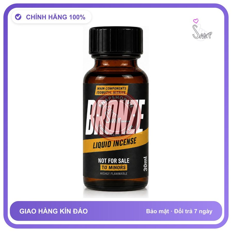 Chai hít tăng khoái cảm kích thích Popper BRONZE 30ml Chính hãng