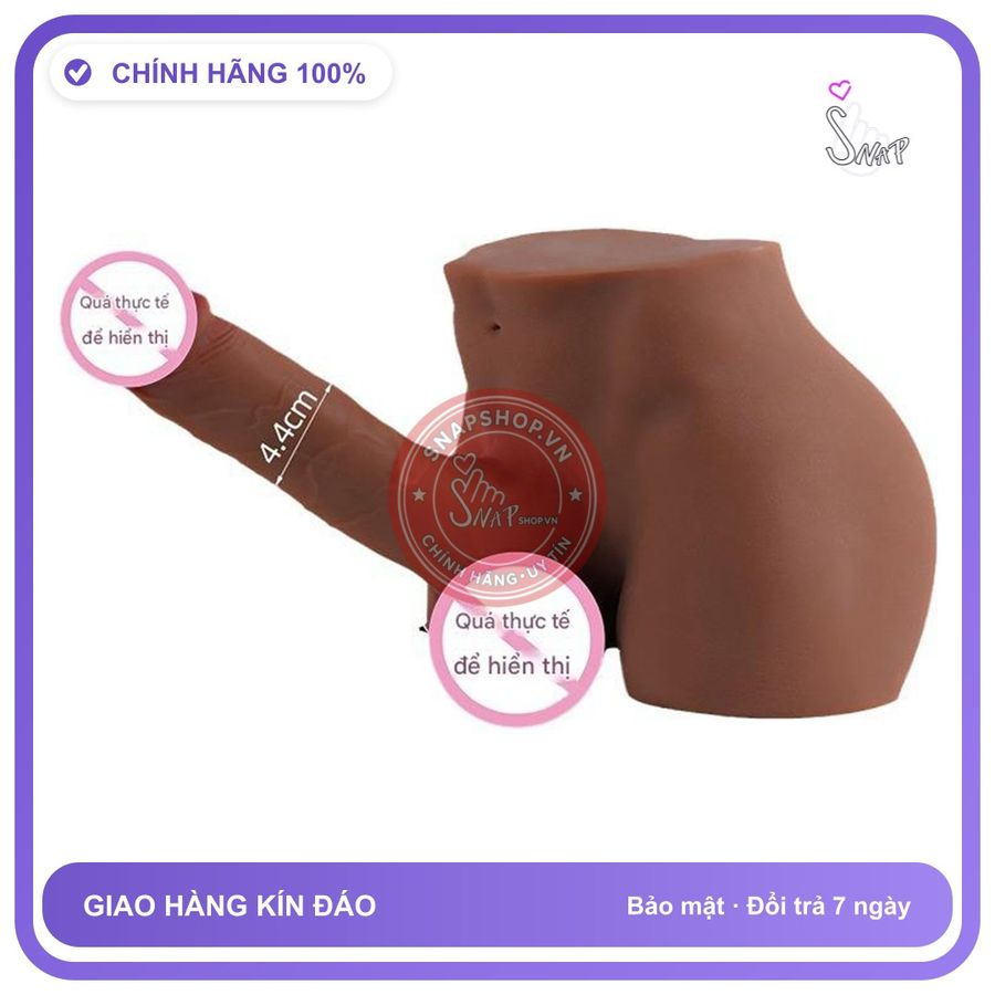 (Che Tên) Mông Silicon Dương Vật Giả 18cm Siêu Thực Tế & Đầm Tay Cao Cấp Bảo Đảm
