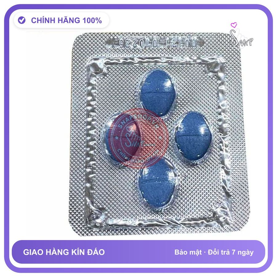 Viên uống tăng cường sinh lý nam Zutmi 100 hộp 1 vỉ x 4 viên chính hãng Sẵn Hàng