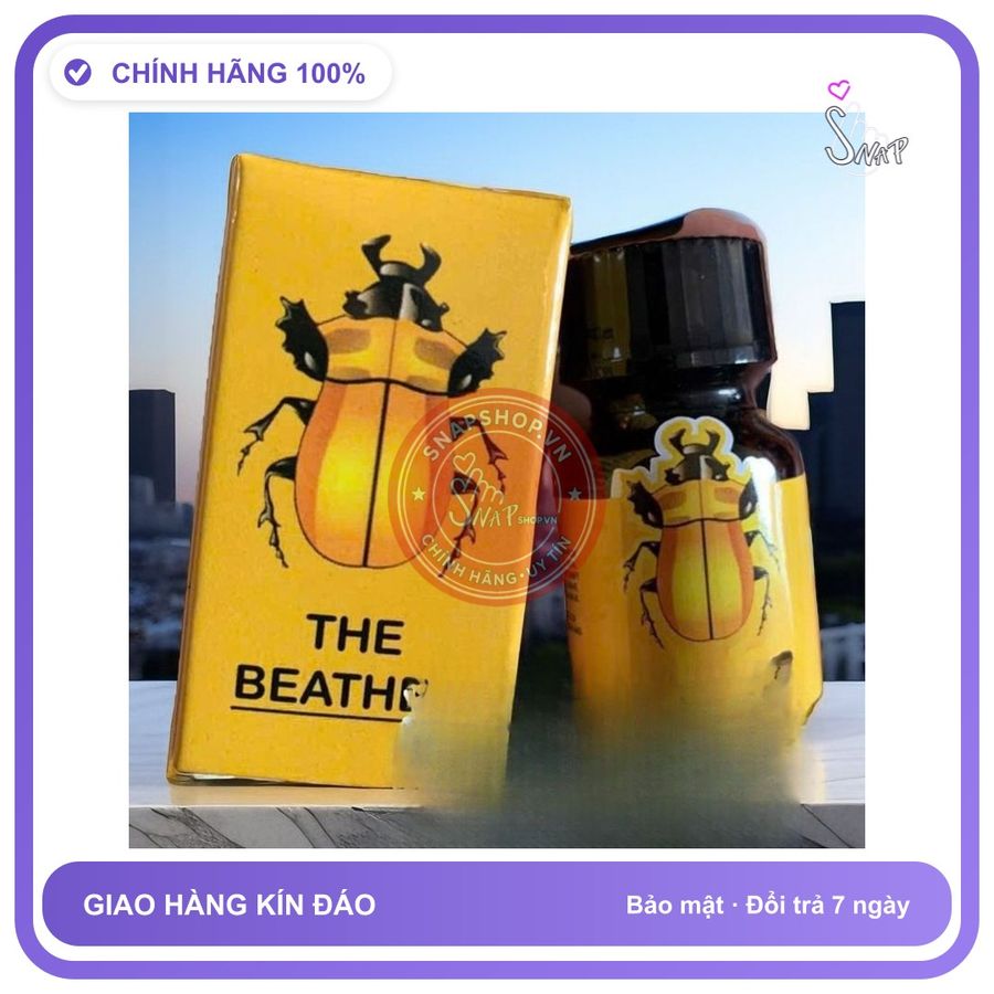 (Che Tên) Chai Ngửi Hít Popper The Beather 10ml USA, Hàng Chính Hãng, Kích Thích Hưng Phấn Cực Mạnh Phê Lâu Cho Nam Nữ Bảo Mật Tuyệt Đối