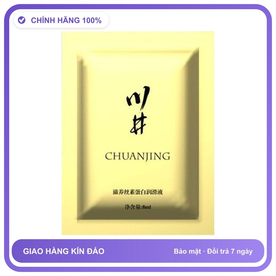 Gel bôi trơn cơ bản ChuanJing Nourish Silk Protein Lốc 10 Chai 8ml
