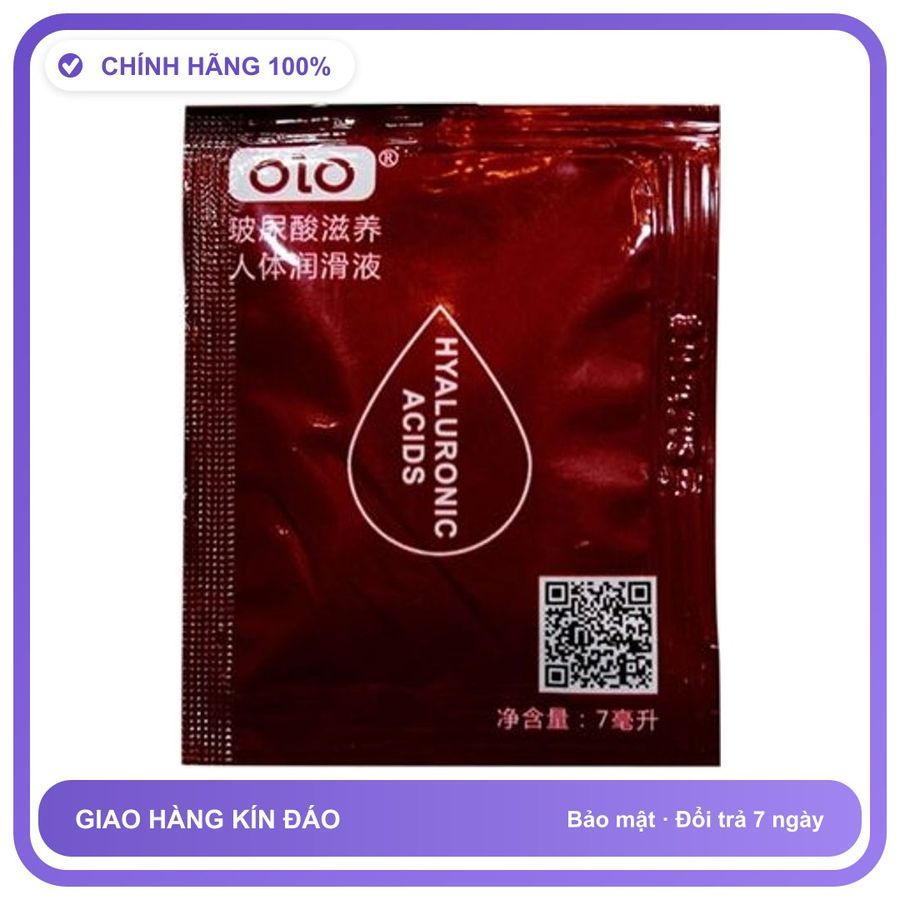 Gel bôi trơn cơ bản Gói OLO Lốc 10 Chai 7ml