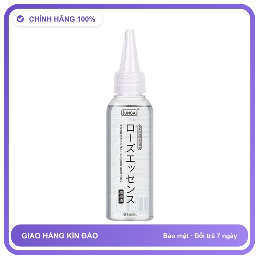 Gel bôi trơn cơ bản Juncai Rose Chai 60ml