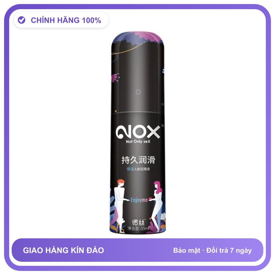 Gel bôi trơn cơ bản Nox Moisturizing Long Lasting Đen Chai 60ml