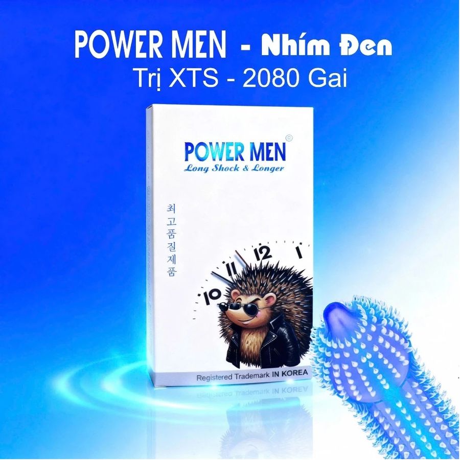 Bao Cao Su Kéo Dài Thời Gian Siêu Gai Power Men Nhím Xù 
