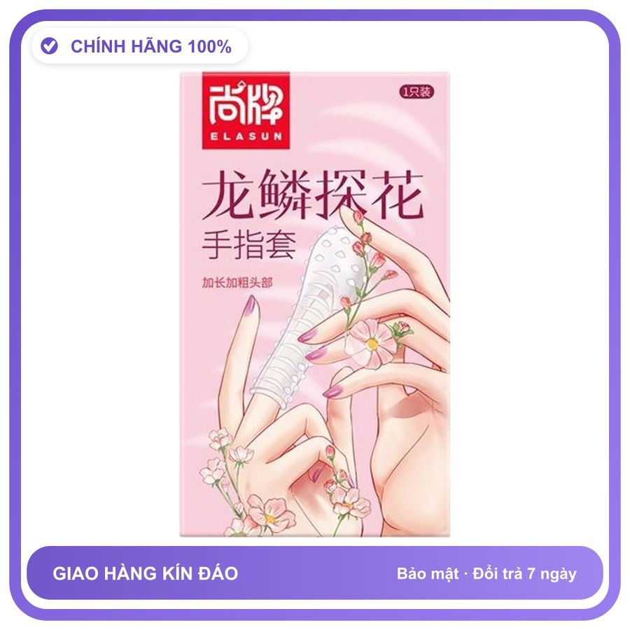 Bao đôn ngón tay Hồng Elasun Hộp 1 cái