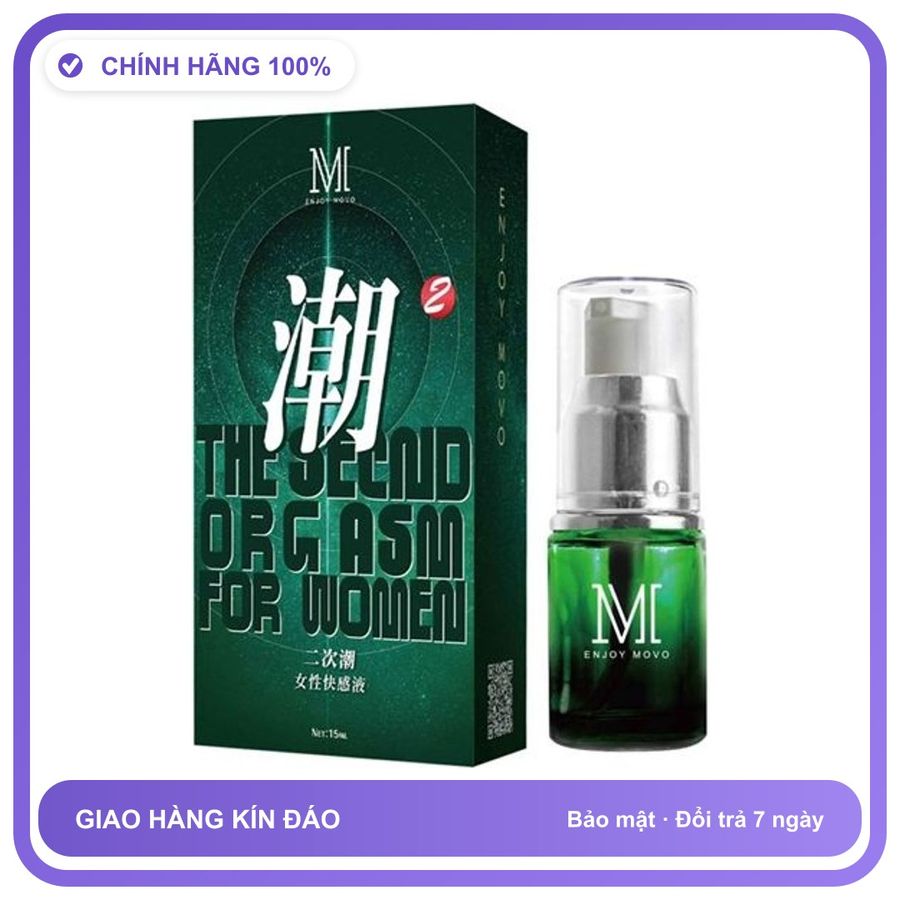 Gel bôi trơn tăng khoái cảm Movo Double Tide Pleasure Chai 15ml