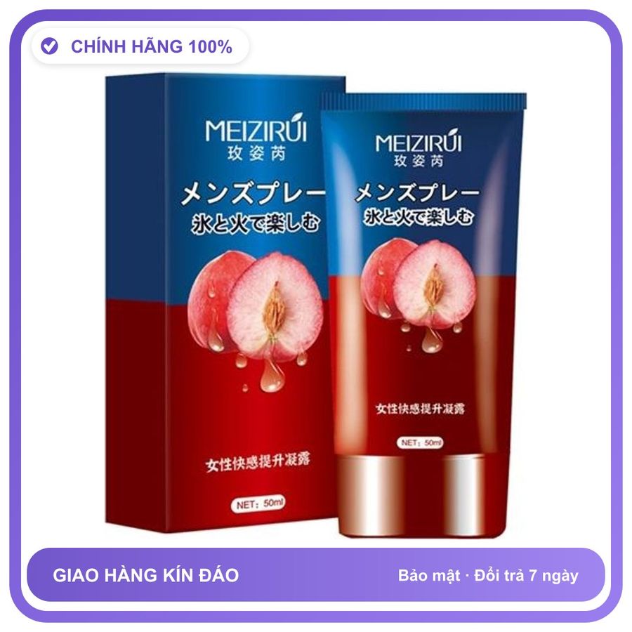 Gel bôi trơn tăng khoái cảm Quả Đào Meizirui Chai 50ml
