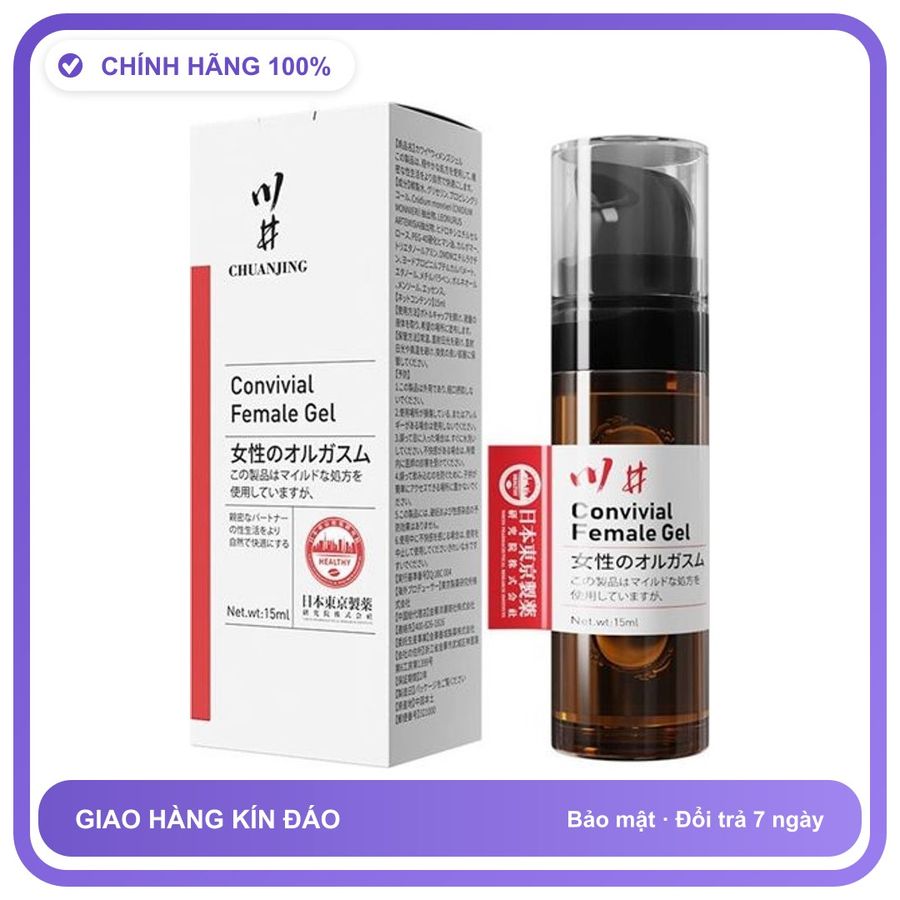 Gel bôi trơn tăng khoái cảm ChuanJing Convivial Female Chai 15ml