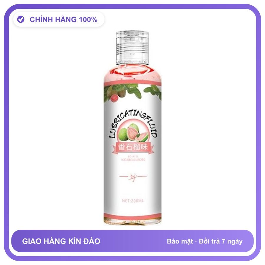 Gel bôi trơn tăng khoái cảm Boyafei Ổi Hồng Chai 200ml