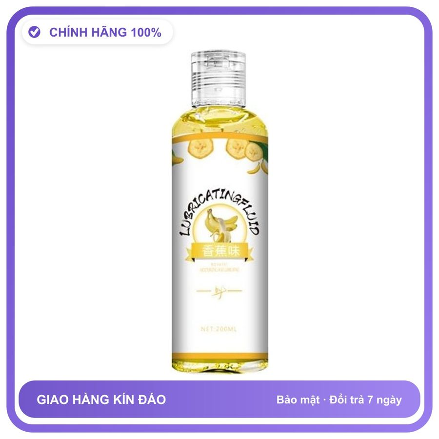 Gel bôi trơn tăng khoái cảm Boyafei Chuối Chai 200ml