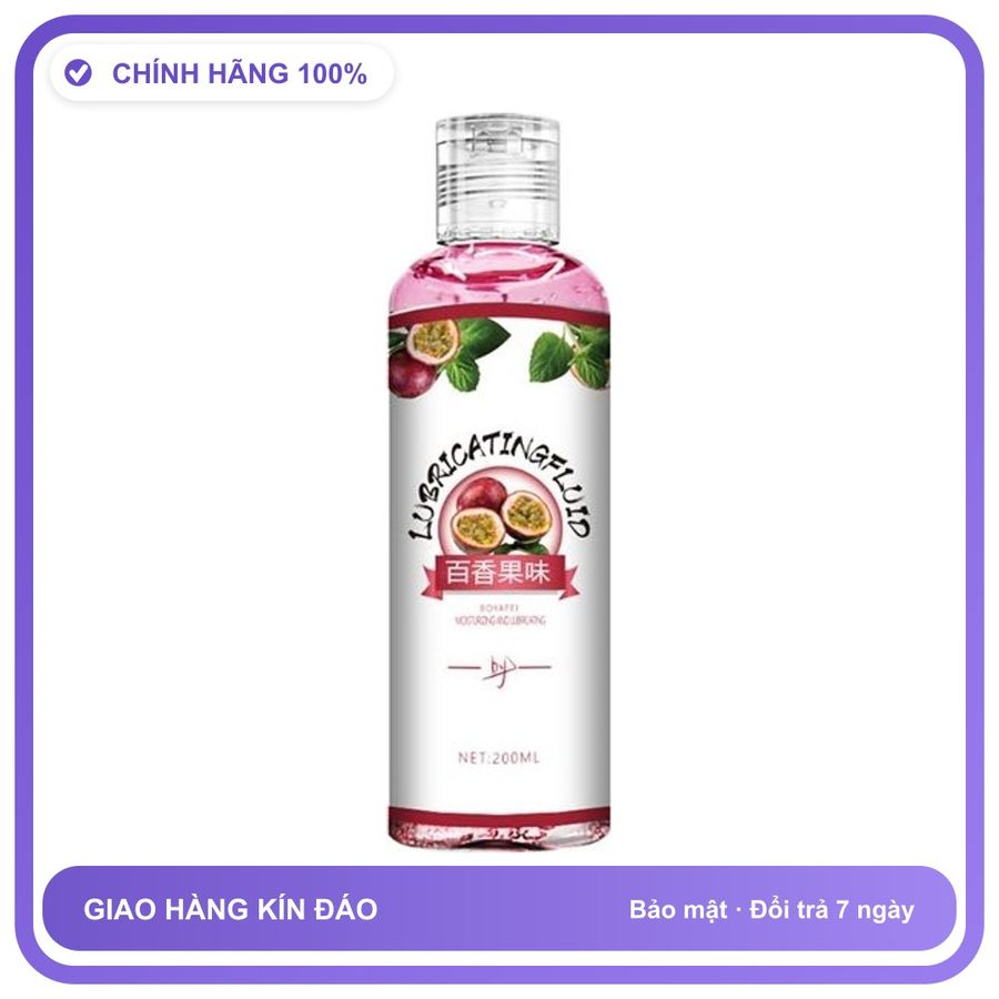 Gel bôi trơn tăng khoái cảm Boyafei Chanh Dây Chai 200ml
