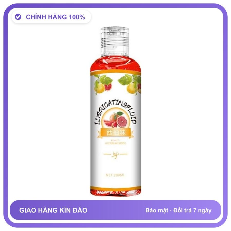 Gel bôi trơn tăng khoái cảm Boyafei Bưởi Chai 200ml