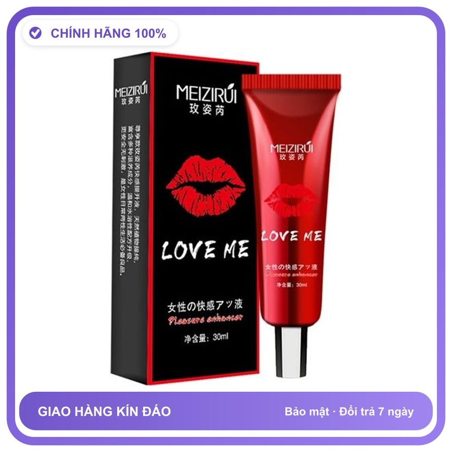 Gel bôi trơn tăng khoái cảm Meizirui Love Me Chai 30ml