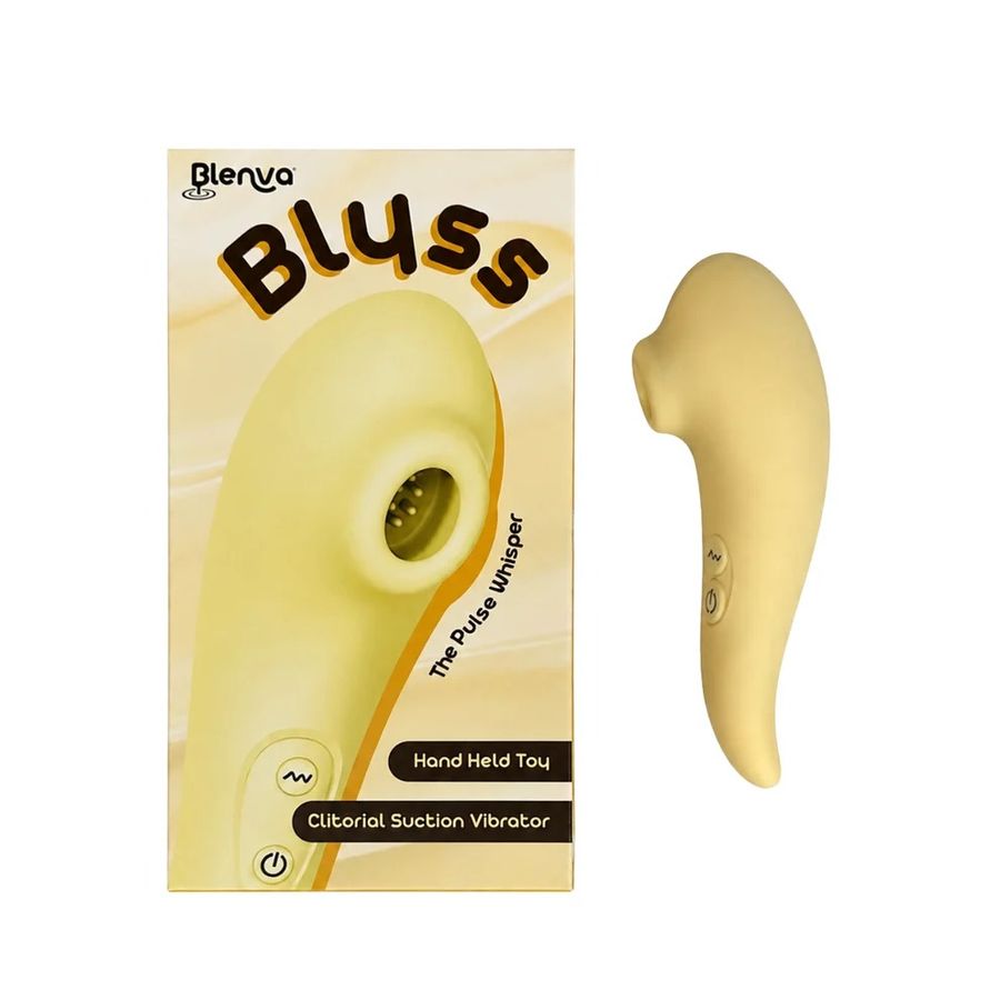 Máy Rung Hút Âm Vật Blenva Blyss — 10 Chế Độ Xung Khí, Không Cọ Xát Lên Da