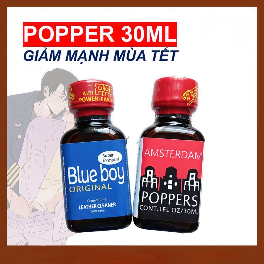 ( Che Tên) Combo 2 chai Popper 30ml USA, Hàng Chính Hãng, Cực Mạnh, Phê Rất Lâu, Sale giá sốc 