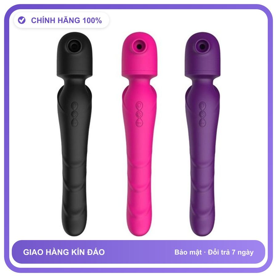 Chày rung 2 Đầu hút sạc USB Leya Armored Warrior
