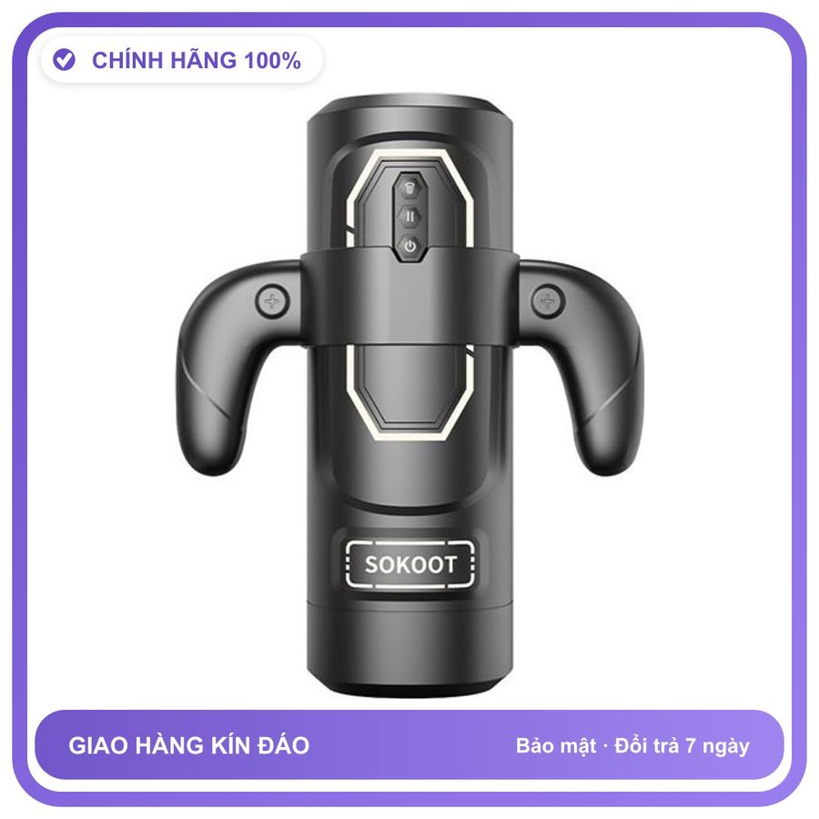 Âm đạo giả phát nhiệt bú có âm thanh sạc USB Jiuuy Sokoot Power Play