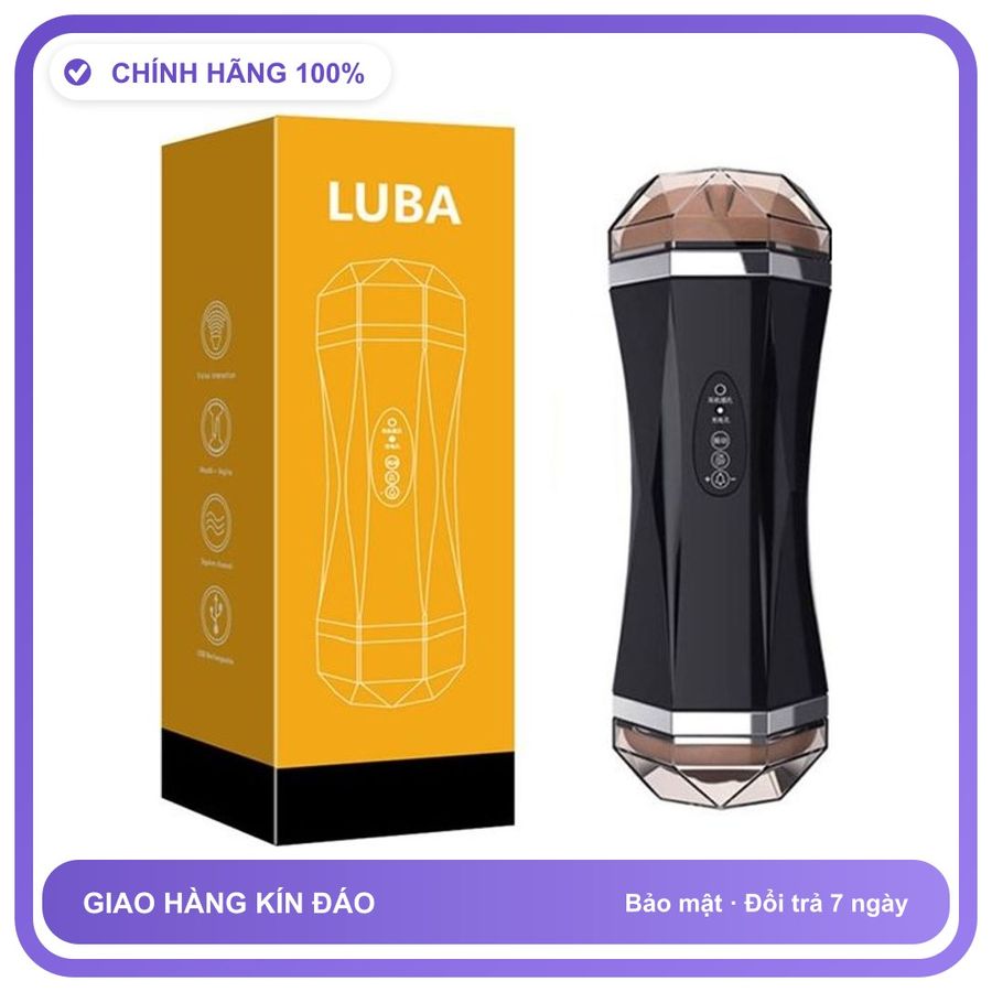 Âm đạo giả 2 Đầu rung có âm thanh sạc USB Jiuai Luba