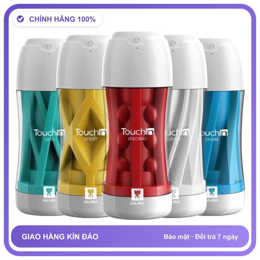 Âm đạo giả Cốc rung sạc USB Galaku Touch In