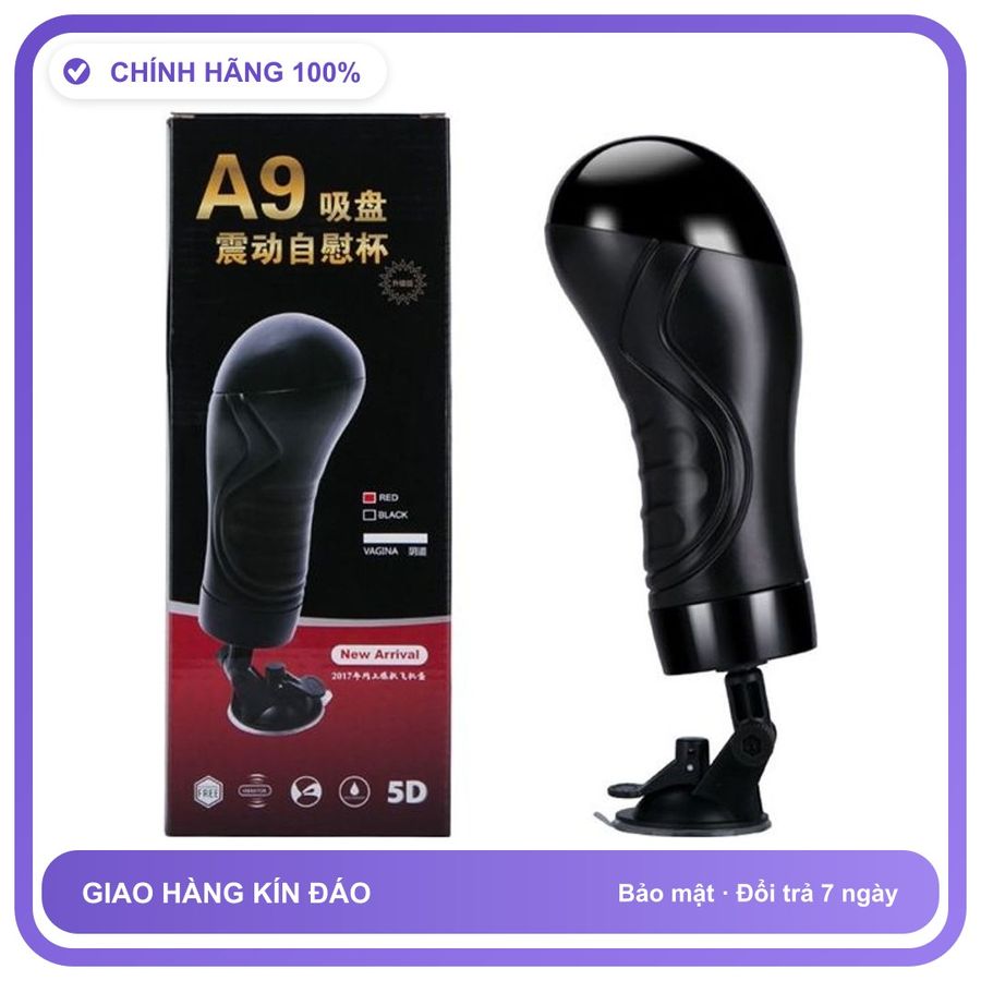 Âm đạo giả Hít rung dùng pin A9