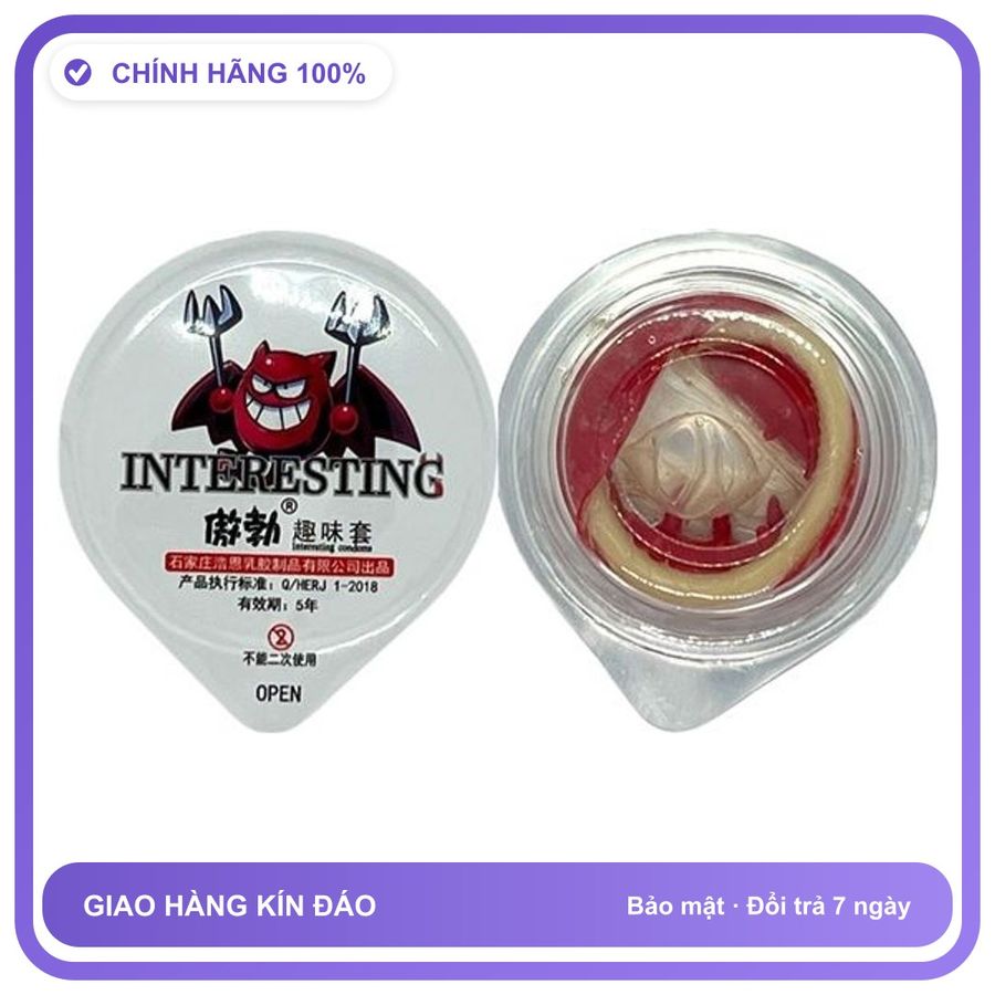 Bao cao su gai bi kiểu Interesting 5 cái