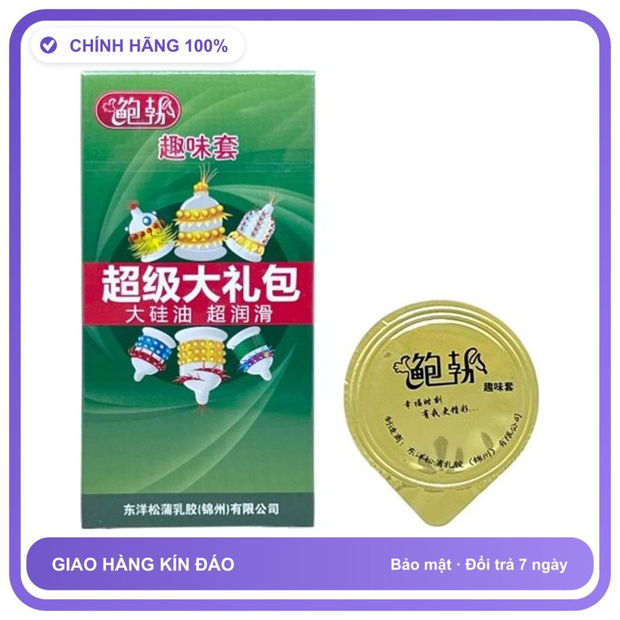 Bao cao su gai bi kiểu Runbo Extra Hộp 6 cái